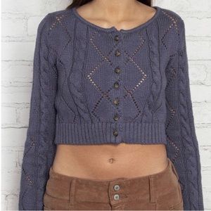 Brandy melville cropped sweater, perfect condition!